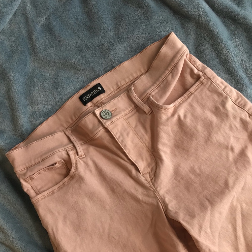 Pink express legging jeans